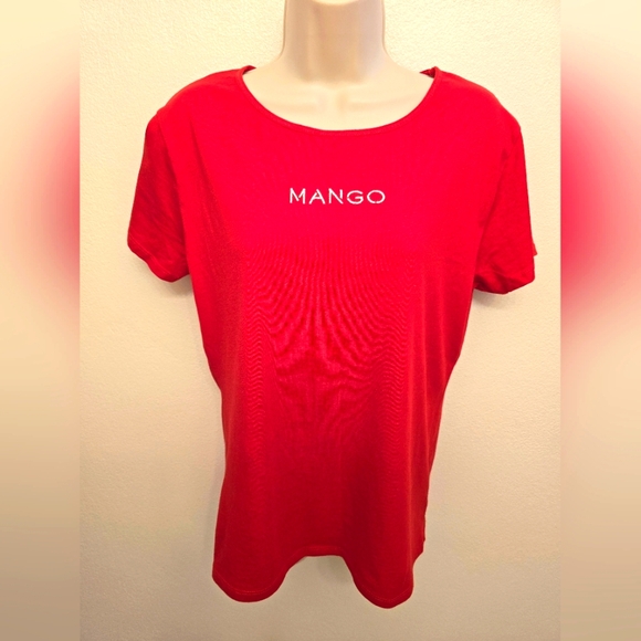 NWT Mango Ladies Short Sleeve T-Shirt - Picture 1 of 4
